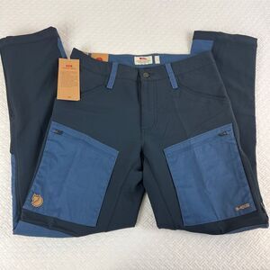 Brand New Fjallraven Keb Men's 32" Regular Mountain Agile Pants Dark Indigo Blue